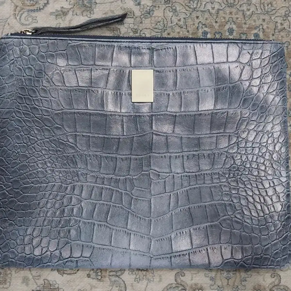 [BUNJANG] SAERA Crocodile Leather Clutch Bag / SAERA 세라 크로커다일 래더 클러치백