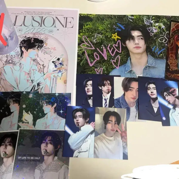 [BUNJANG] ENHYPEN Sunghoon Birthday Cafe POB Poster Photocard / 엔하이픈 성훈 생카 특전 포스터 포카