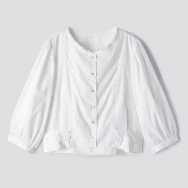 [BUNJANG] De Melly Loen Blouse / 드멜리 로엔블라우스