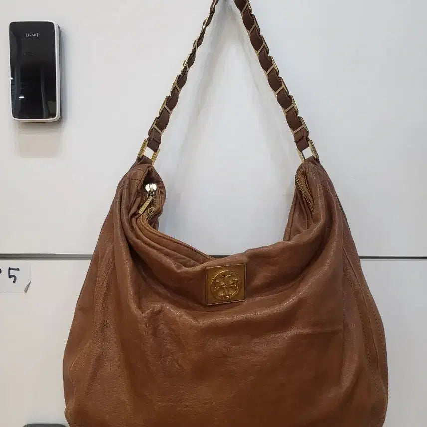 [BUNJANG] Tory Burch Vintage Leather Hobo Bag Brown / 토리버치 빈티지 레더 호보백 브라운