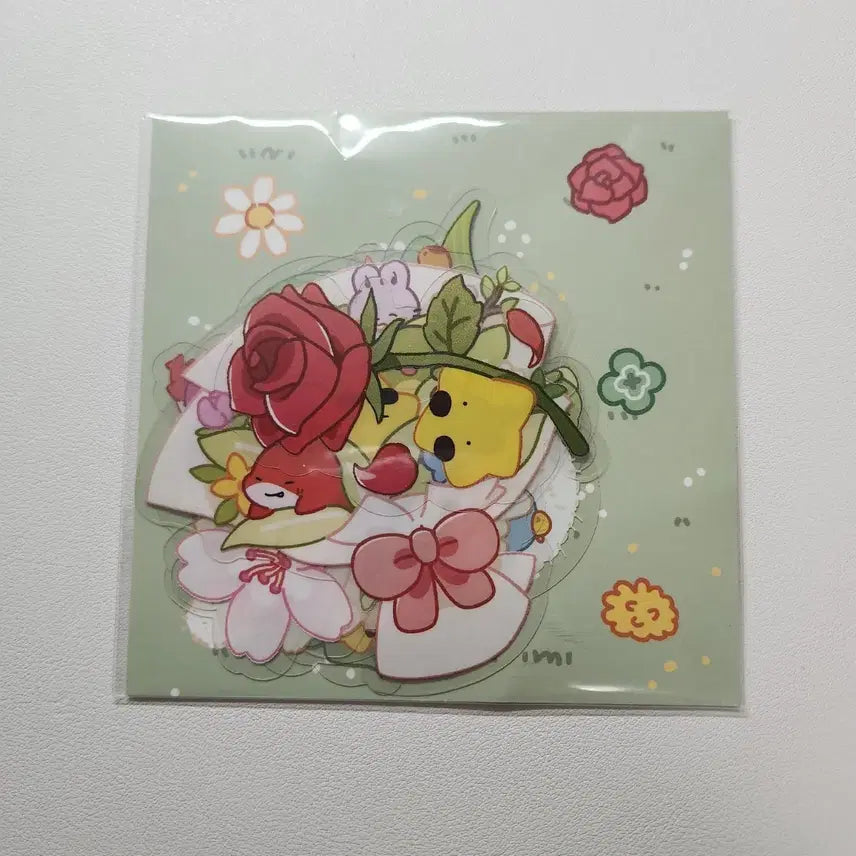 [BUNJANG]  잠뜰 Pixelory Big Sticker / 잠뜰 봄굿즈 빅스티커 픽셀리 라더덕개각별공룡수현