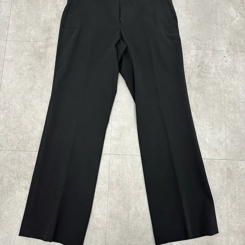 [BUNJANG] WOOYOUNGMI Men's Black Square Buckle Detail Slim Fit Slacks - Size 48 / (정품)우영미 WOOYOUNGMI 컬렉션매장 정품 남성 블랙 스퀘어 슬랙스 새것