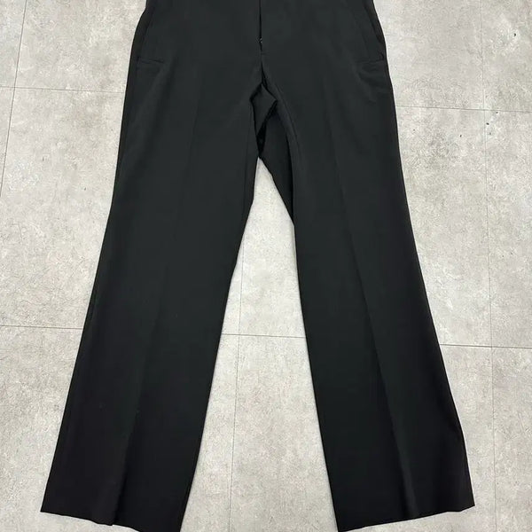 [BUNJANG] WOOYOUNGMI Men's Black Square Buckle Detail Slim Fit Slacks - Size 48 / (정품)우영미 WOOYOUNGMI 컬렉션매장 정품 남성 블랙 스퀘어 슬랙스 새것
