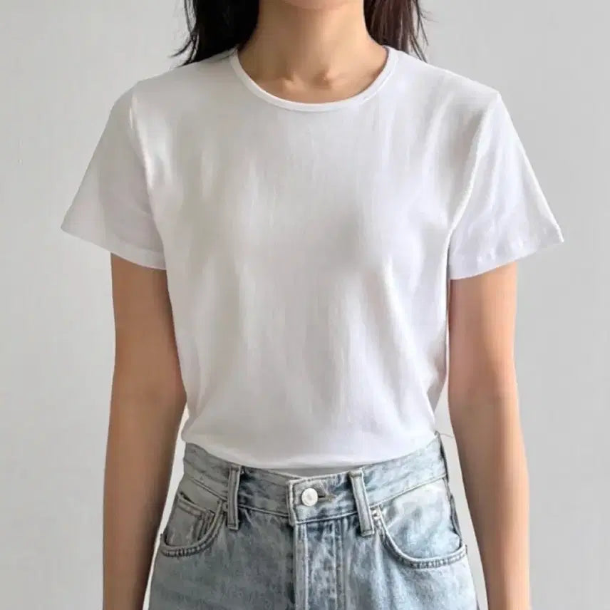 [BUNJANG] Myallit Silk Cotton Short Sleeve T-Shirt / 마이아일렛 실켓 코튼 반팔티 노멜렛