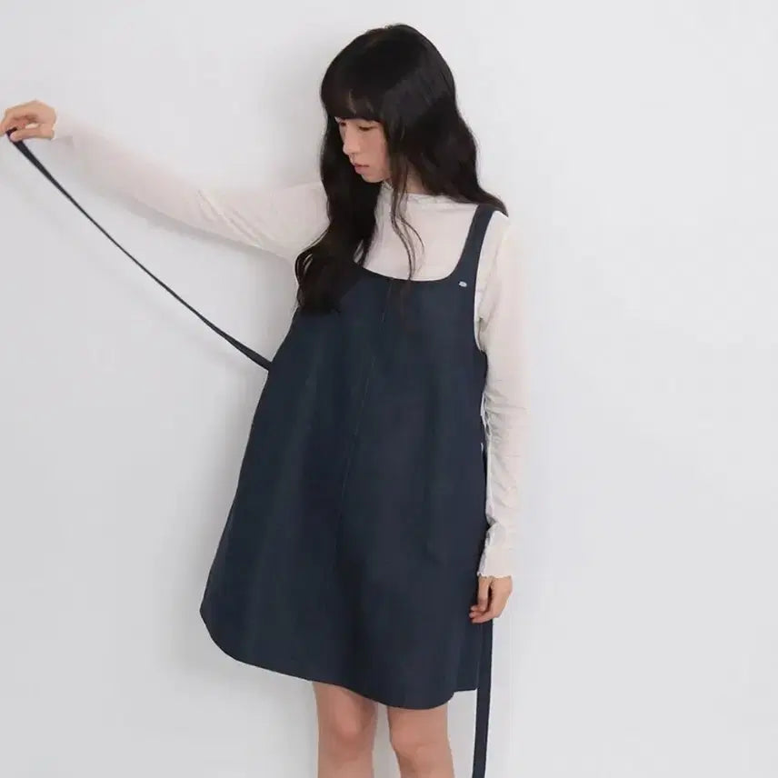 [BUNJANG] Moui PP Denim Mini Dress / 최종가)) 모의 moui PP denim mini ops (DENIM)
