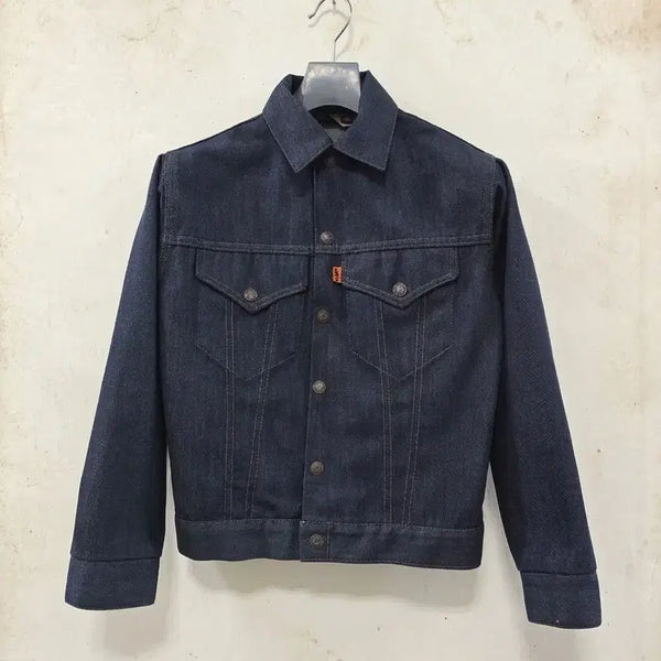 [BUNJANG] Levi's 70s Orange Tab Snap Button Denim Jacket - Size S / 리바이스 70's 오렌지탭 스냅 버튼 데님 자켓 S