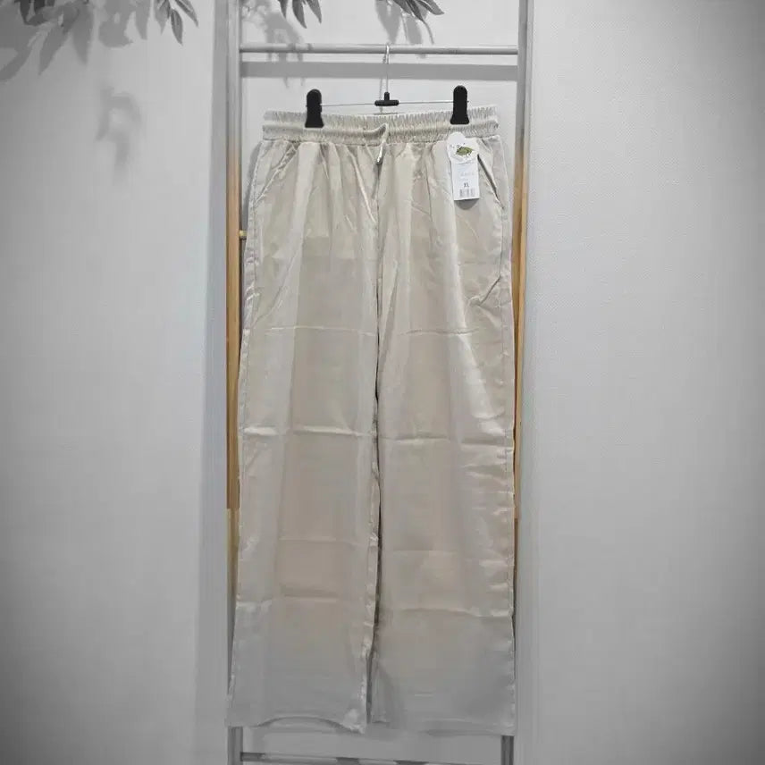 [BUNJANG] Rayon Blend Banding Wide Pants XL / 인조인견 밴딩 와이드팬츠