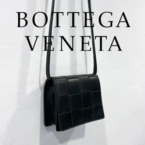 [BUNJANG] Bottega Veneta Cassette Bag Mini Leather Black / BOTTEGA VENETA 보테가베네타 카세트백