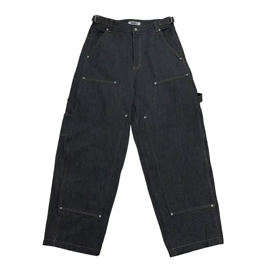 [BUNJANG] Grailz Coin Seoul Denim Carpenter Pants / 그레일즈 코인서울 데님 카펜터 팬츠