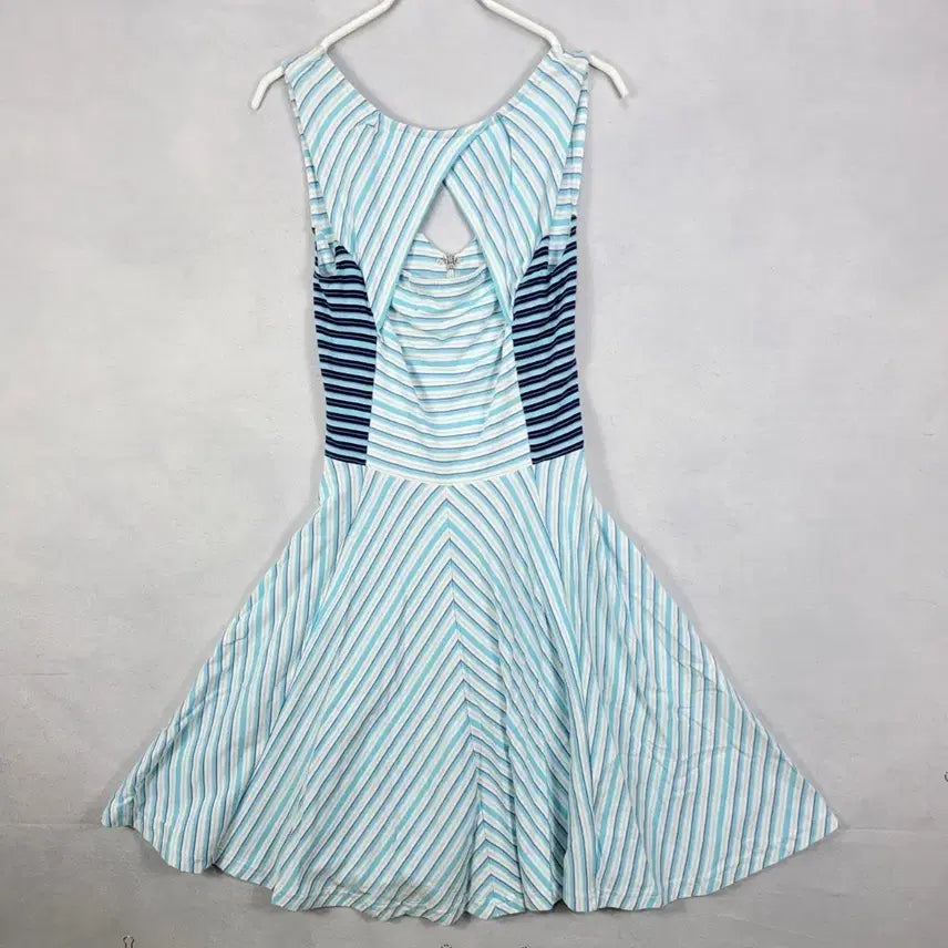 [BUNJANG] AX Armani Exchange Striped Sleeveless Dress / AX 알마니 익스체인지 스트라이프 민소매 원피스