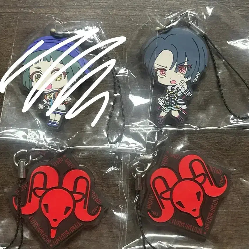 [BUNJANG] Milgram Kotoko Rubber Strap Keychain / 러버스트랩 밀그램 코토코 키링 스트랩