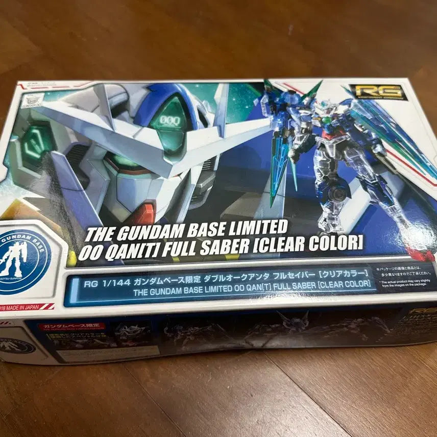 [BUNJANG] Gundam Base Limited RG 00 QAN[T] Full Saber Clear Color / [미개봉 새상품 ]건담베이스 한정 RG 00 QAN[T] 풀세이버 클리어