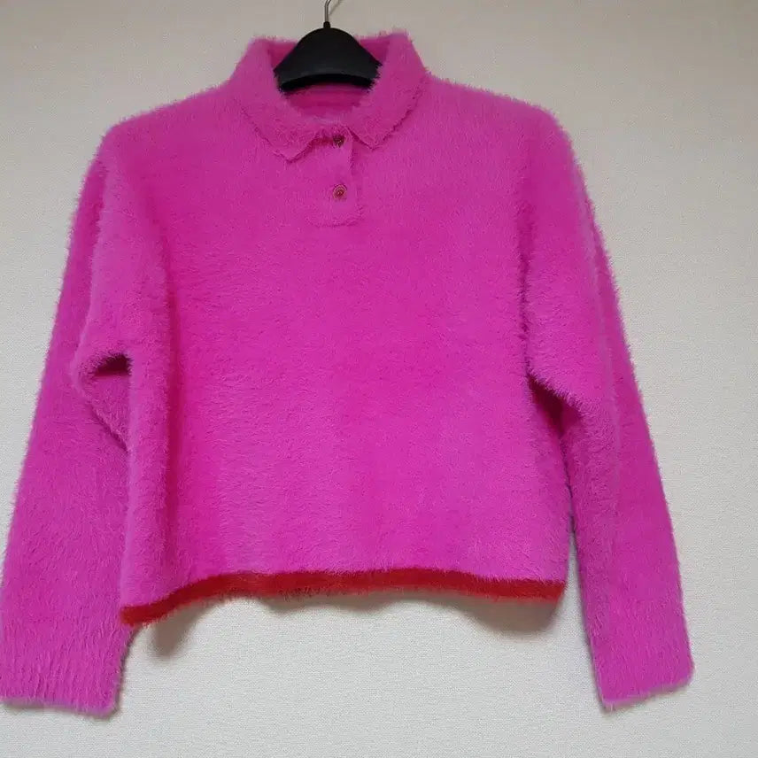 [BUNJANG] Jacquemus Le Neuf Mohair Effect Polo Knit / 자크뮈스 네브 모헤어 이펙트 폴로 니트