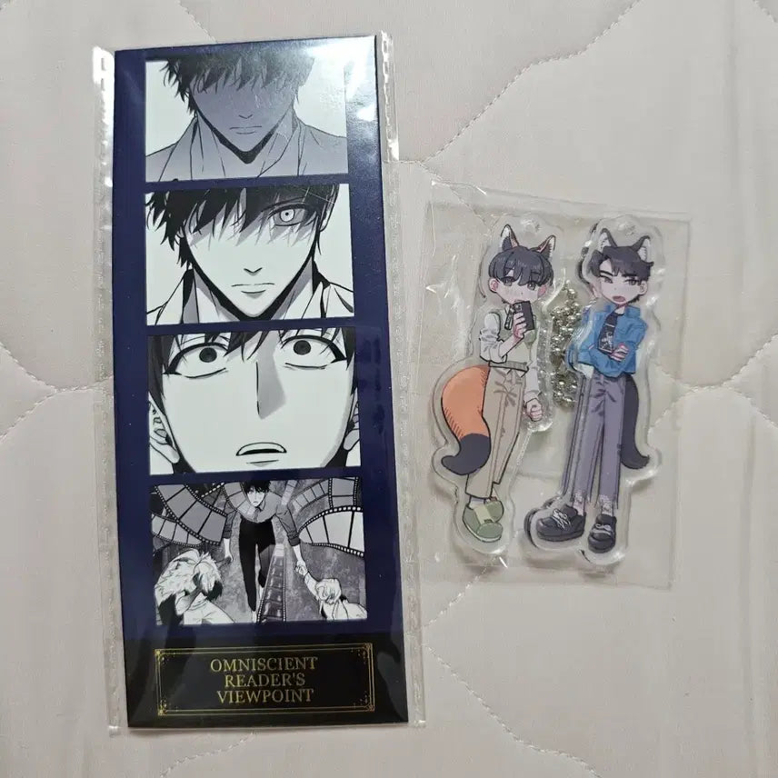 [BUNJANG] Omniscient Reader's Viewpoint Webtoon Popup Exclusive Set - Joonghyuk & Dokja Keyring Bundle / 전독시 팝업 특전 중독 중혁독자 키링 세트