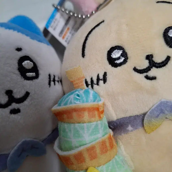 [BUNJANG] Hachiwara Usagi Keychain Plush Set / 하치와레,우사기 키링 인형