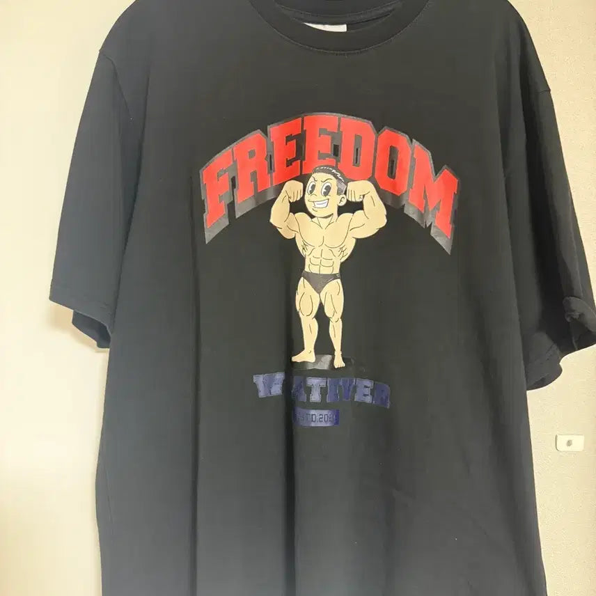 [BUNJANG] Freedom Olaight Park Jae Hoon Biceps T-Shirt / 프리덤 올라잇 박재훈 바이셉스 반팔 L
