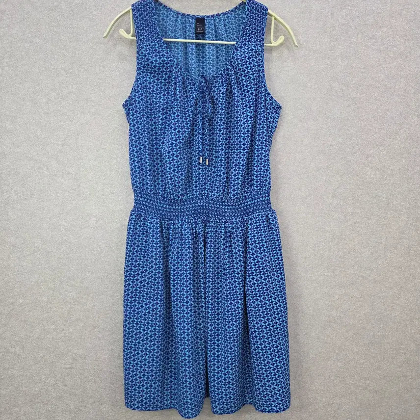 [BUNJANG] GAP Pattern Sleeveless Dress / 갭 패턴 슬리브리스 원피스 GAP