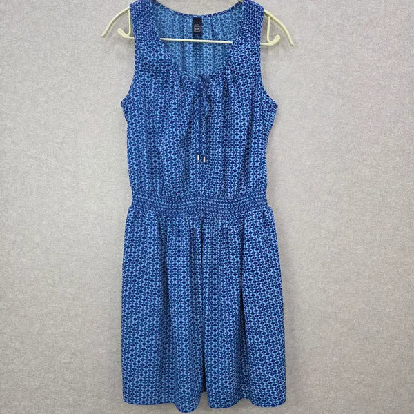 [BUNJANG] GAP Pattern Sleeveless Dress / 갭 패턴 슬리브리스 원피스 GAP