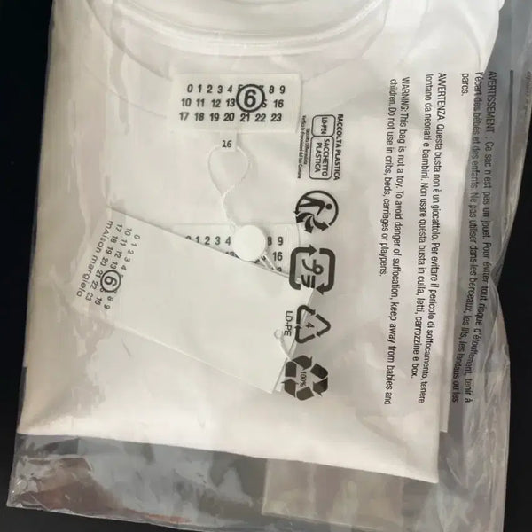 [BUNJANG] Maison Margiela MM6 White Short Sleeve T-Shirt (16Y) / 메종 마르지엘라 MM6 흰색 반팔티