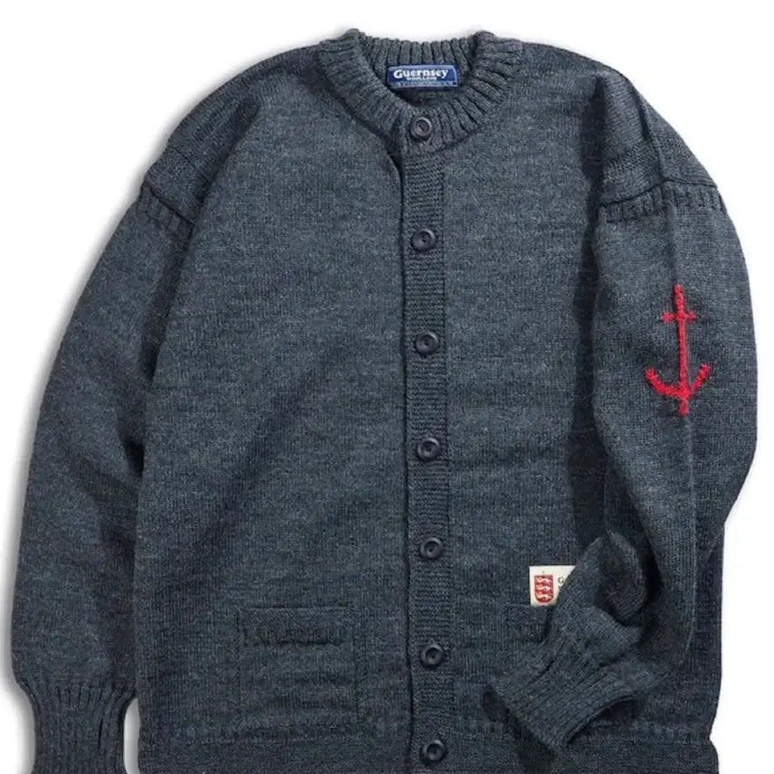 [BUNJANG] Gunnislunds Fisherman Garment Cardigan / [새제품] 건지울른스 피셔맨 홀가먼트 가디건
