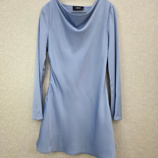 [BUNJANG] CIDER Drape Neck Mini Dress / CIDER 드레이프 넥 미니 원피스