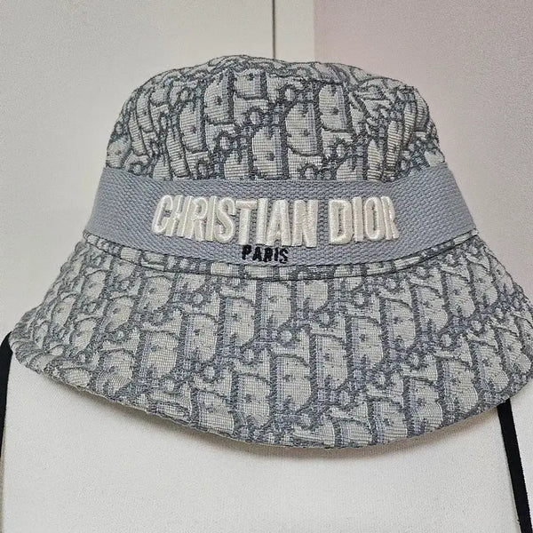 [BUNJANG] Christian Dior Signature Pattern Bucket Hat / 벙거지 모자-새상품