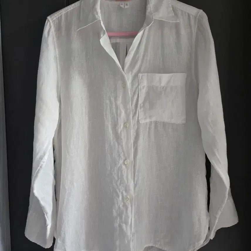 [BUNJANG] ARKET White Linen Shirt EUR34 (KR 66) / 아르켓 화이트 린넨 셔츠 EUR34 (66) 상태좋음
