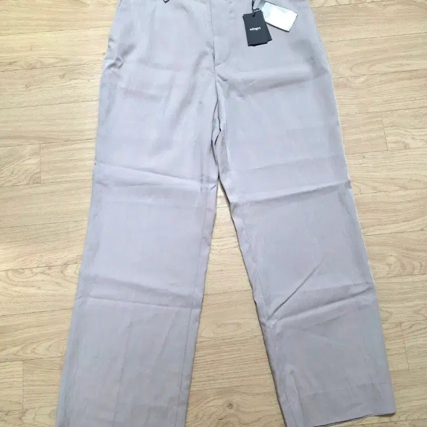 [BUNJANG] Allegri Silky Touch Summer Wide Slacks - Gray (32-inch) / 알레그리 실키 터치 써머 와이드 슬랙스 86 32인치 그레이 정가 32