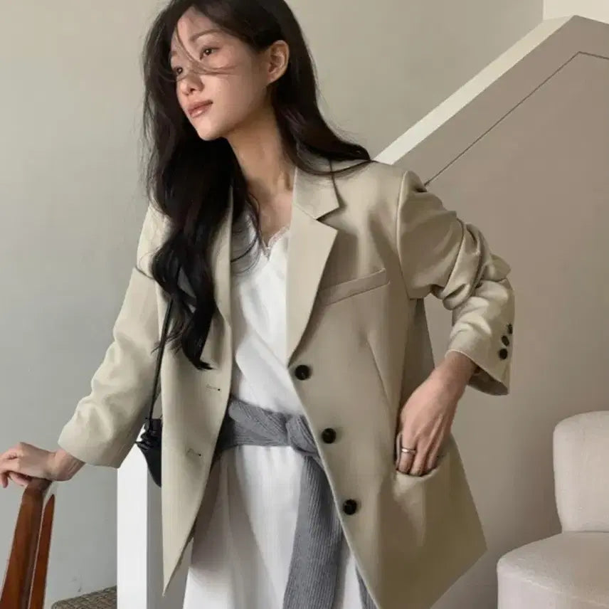 [BUNJANG] Benito Self-Produced Premium Mood Tone Semi Loose Fit Jacket / 새상품 베니토 자체제작 프리미엄 무드톤 세미 루즈핏 자켓