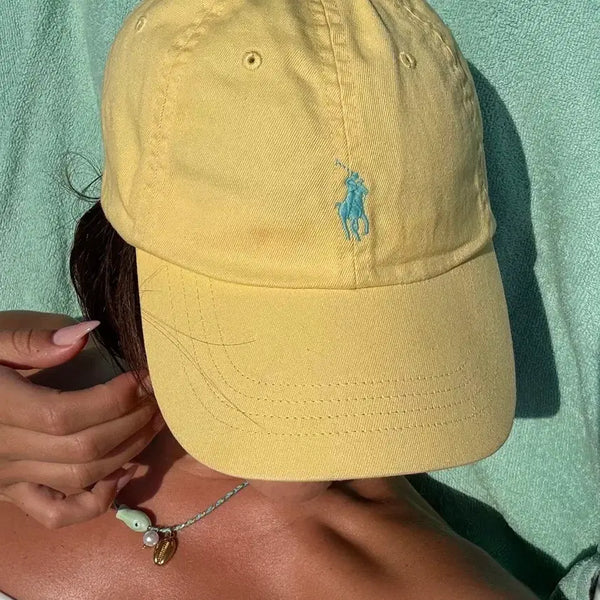 [BUNJANG] Polo Ralph Lauren Chino Baseball Cap (Corn Yellow) - New / 폴로 랄프로렌 치노 볼캡 (콘옐로우)(새상품)
