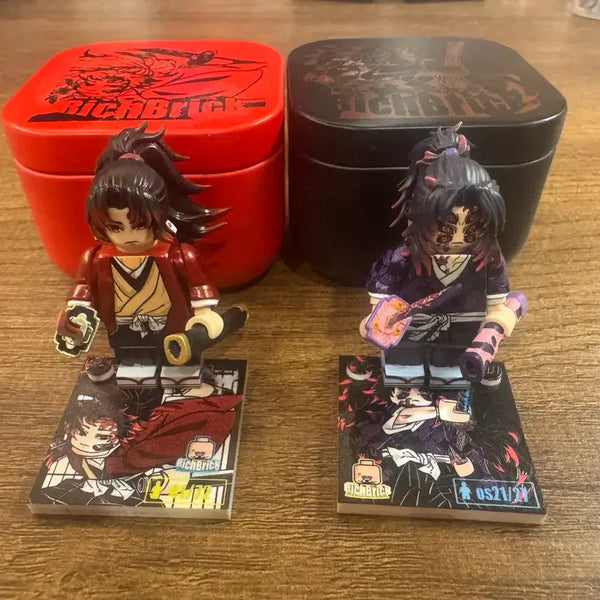 [BUNJANG] Richbrick Custom Lego Minifigure Demon Slayer Yoriichi & Kokushibo Full Set / (리치브릭) 커스텀레고 미니피규어 귀멸의칼날 요리이치,코쿠시보 풀세트
