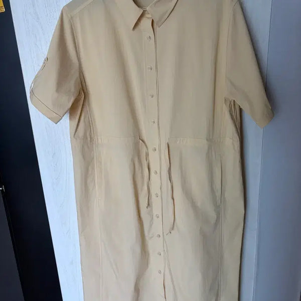[BUNJANG] Yellow Shirt Dress / 옐로우 셔츠 원피스(새상품)