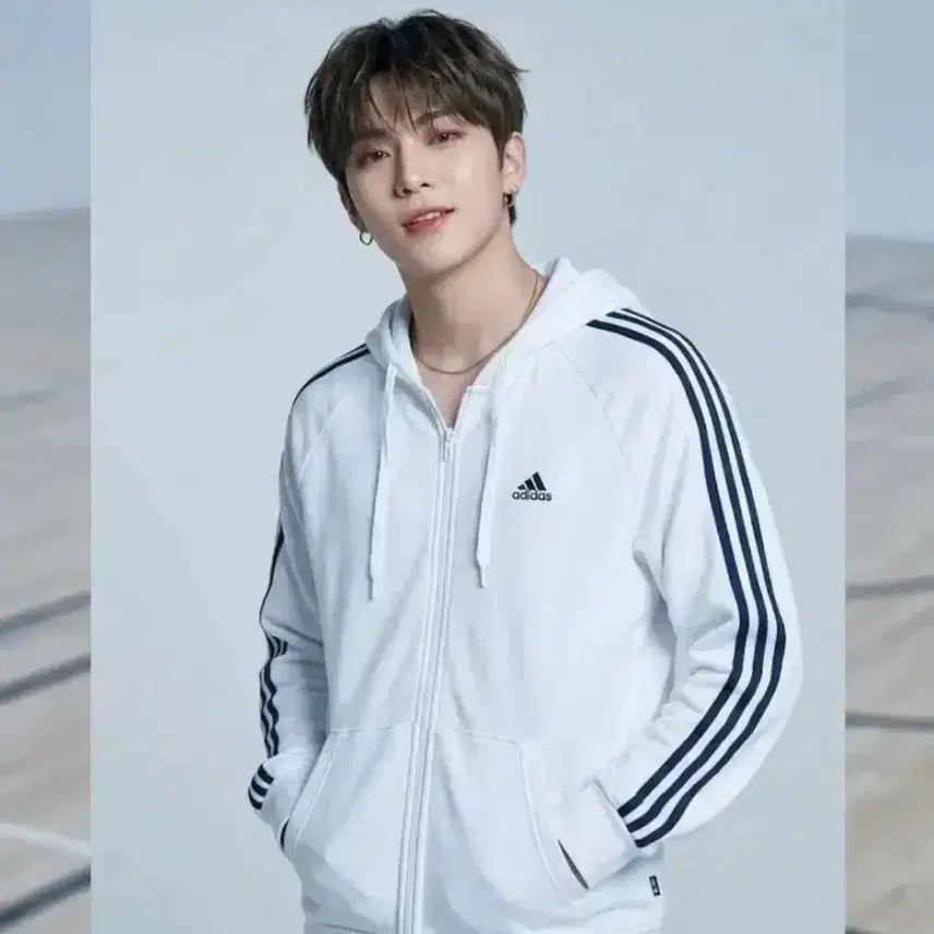 [BUNJANG] Adidas Hoodie Zip-up Men's Size 100 / (무료배송)아디다스 후드집업 남 100