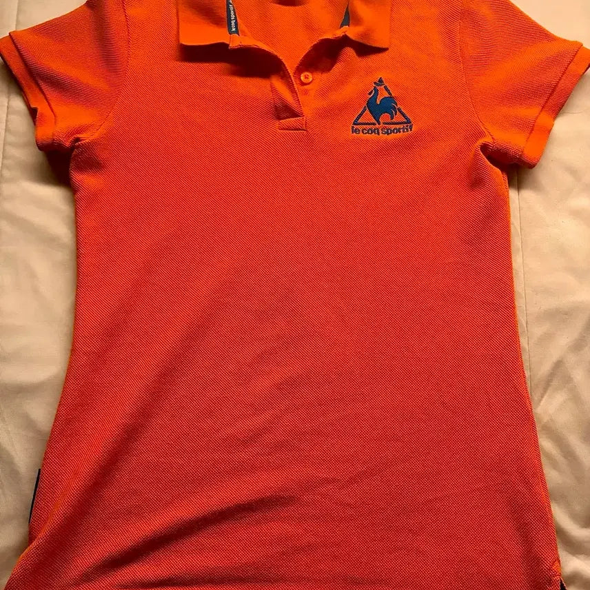 [BUNJANG] Le Coq Sportif Collar Short Sleeve T-Shirt / 르꼬끄 카라 반팔티 팝니다