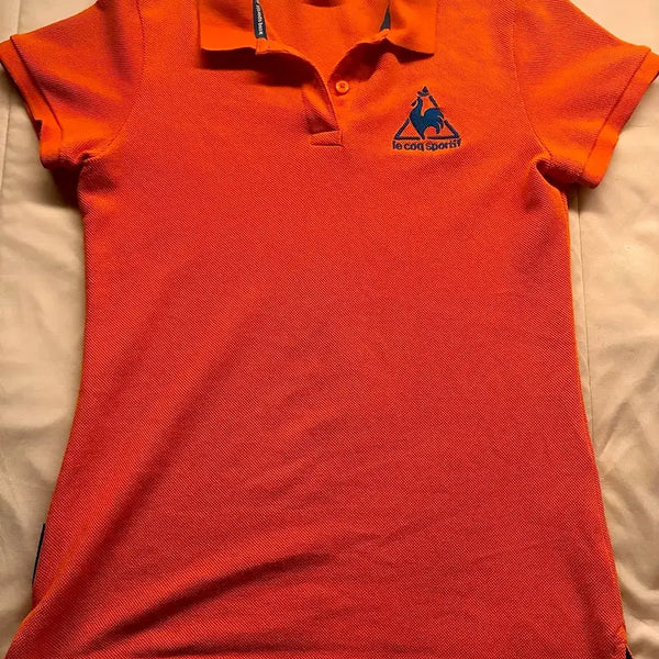 [BUNJANG] Le Coq Sportif Collar Short Sleeve T-Shirt / 르꼬끄 카라 반팔티 팝니다