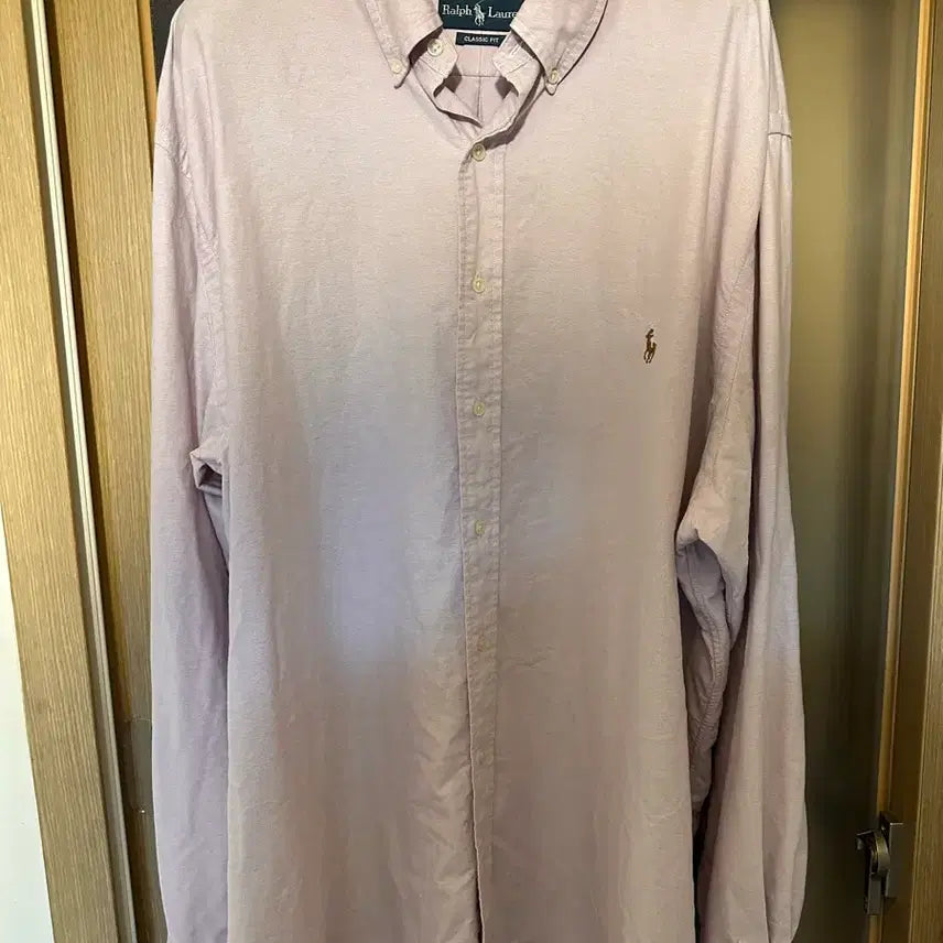 [BUNJANG] Vintage 90s Polo Ralph Lauren Oxford Shirt Lavender / 90s 빈티지 폴로 랄프로렌 옥스포드 셔츠 연보라 라벤더