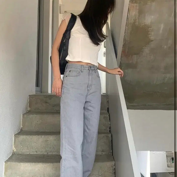 [BUNJANG] Thanath Toft Wide Denim Pants (Size S) / 타낫 토프트 와이드 데님 (S)