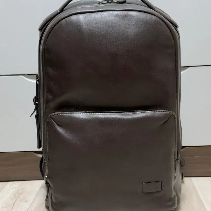 [BUNJANG] TUMI Harrison Webster Leather Backpack Brown / 투미 TUMI 해리슨 웹스터 브라운 가죽가방입니다