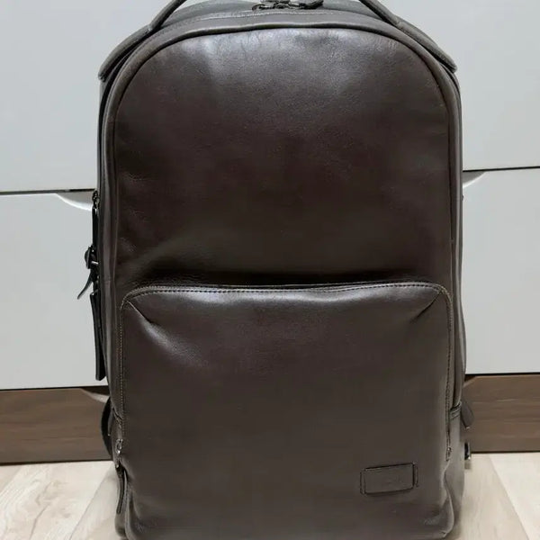 [BUNJANG] TUMI Harrison Webster Leather Backpack Brown / 투미 TUMI 해리슨 웹스터 브라운 가죽가방입니다