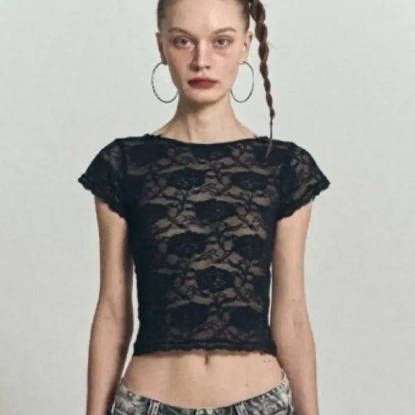 [BUNJANG] Hilda Lace Top / 힐다 레이스 탑