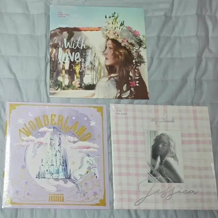 [BUNJANG] Girls' Generation Jessica Solo 1st, 2nd, 3rd Album LP Set (Sealed) / 제시카 LP 미개봉 3종 1.2.3집 소녀시대 snsd 태연 lp