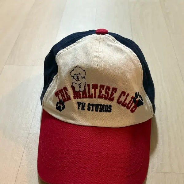 [BUNJANG] YK Studio Maltiese Embroidery Ball Cap / 와이케이 스튜디오 캡모자
