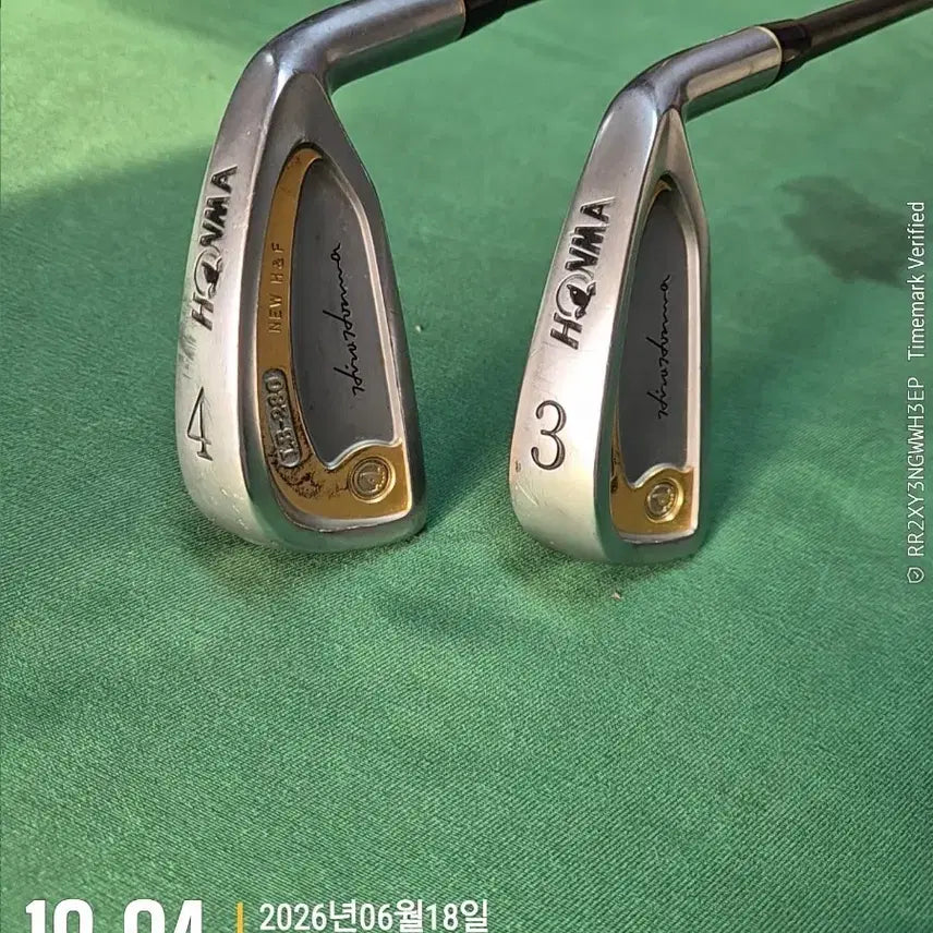 [BUNJANG] Honma LB-280 Iron Set (3, 4) / 혼마 LB-280 아이언 3번 4번