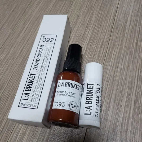 [BUNJANG] La Bruket Hand Cream & Lip Balm Set / 라부르켓 핸드크림 .립밤