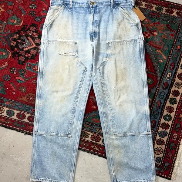 [BUNJANG] Carhartt B73 DST Double Knee Denim Pants / [40] OG 칼하트 B73 더블니 팬츠 칼하트 데님 더블니