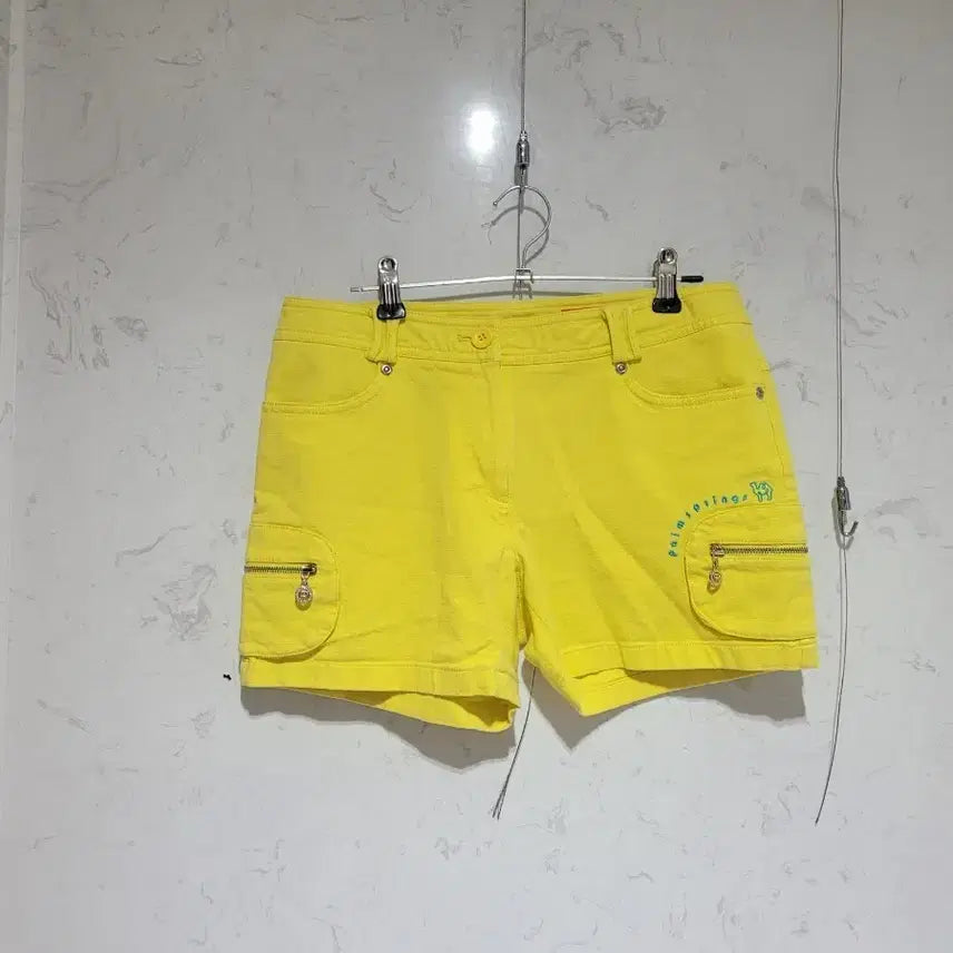 [BUNJANG] Palmsprings Women's Cargo Golf Shorts Yellow Size 70 / 팜스프링스  여성용 카고 골프 반바지