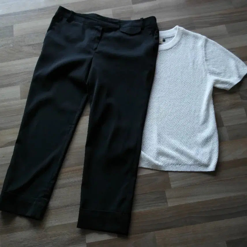 [BUNJANG] Ninety T-Shirt & Flamingo Pants Set (Size 66) / 나인티셔츠와플라밍고바지/상,하66사이즈/최상급