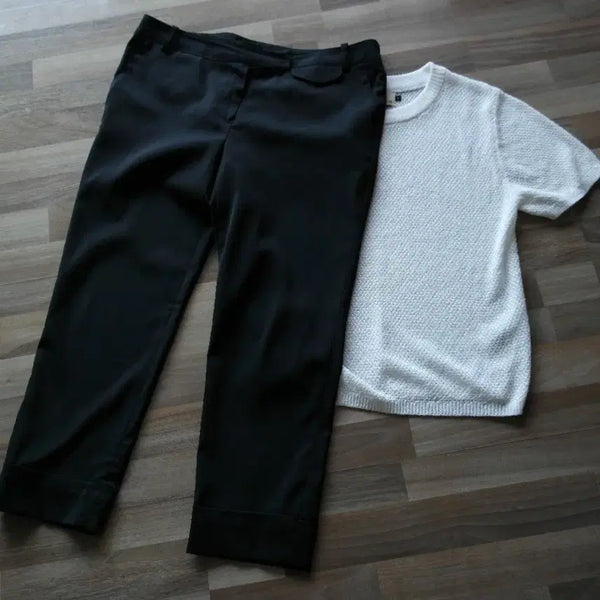 [BUNJANG] Ninety T-Shirt & Flamingo Pants Set (Size 66) / 나인티셔츠와플라밍고바지/상,하66사이즈/최상급