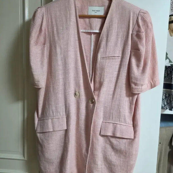 [BUNJANG] J.Fit Linen Short Sleeve Jacket / 더퍼스트 린넨반팔자켓