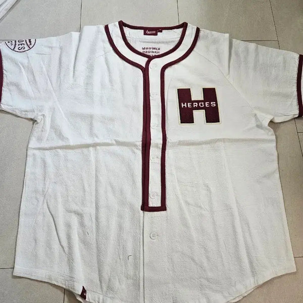 [BUNJANG] Musinsa x Kiwoom Heroes 2025 White Baseball Jersey / L 무신사 x 키움히어로즈 25 화이트 유니폼 야구복